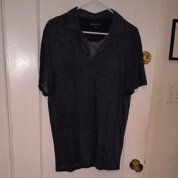 Michael Kors | Men's Charcoal Polo Shirt - Picture 1 of 3